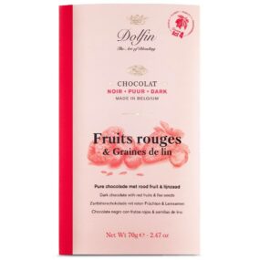 Pure Chocolade Met Rood Fruit En Lijnzaad 70G - Dolfin