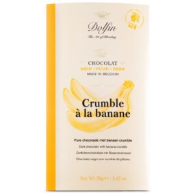 Pure Chocolade Met Banaan Crumble 70G - Dolfin