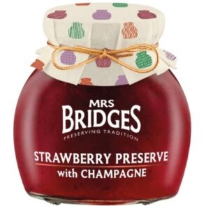 Strawberry Preserve With Champagne 340G - Mrs Bridges